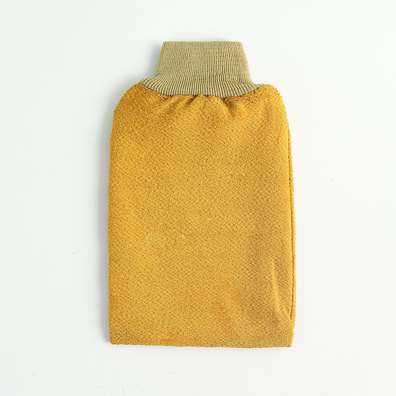Coarse Sand Washcloth Double Layer Thickened Washcloth Magic Tool Bath Gloves
