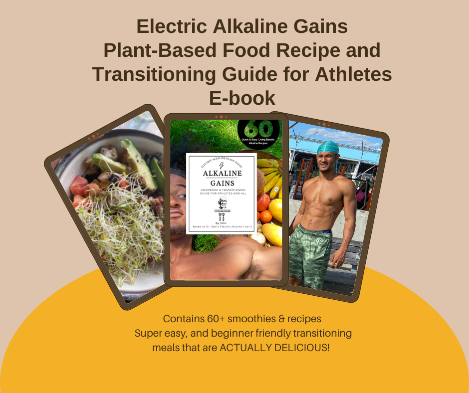 Alkaline Gains Plant-Based Cookbook and Transitioning Guide (Hard Copy)