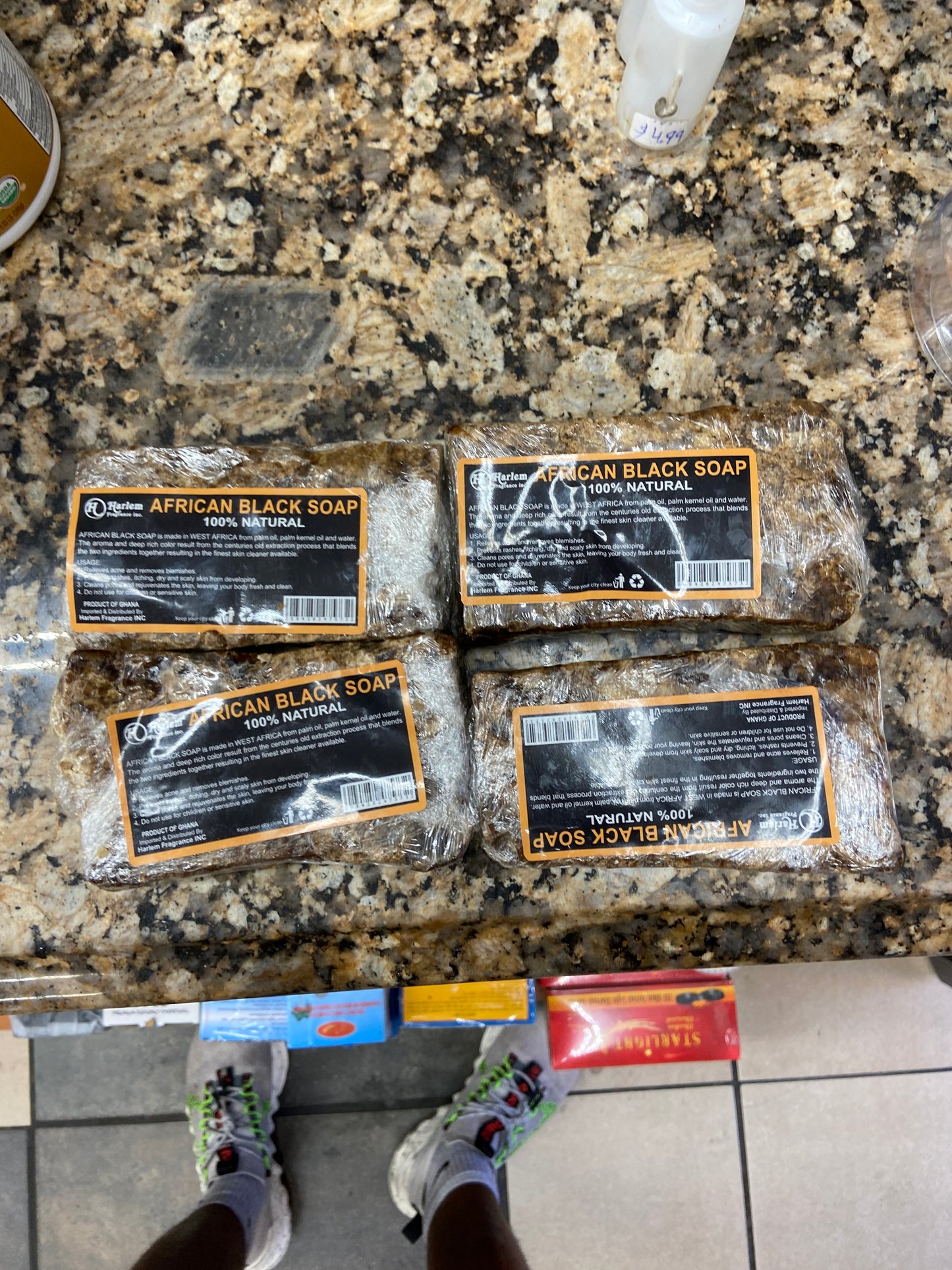 100% Natural African Black Soap