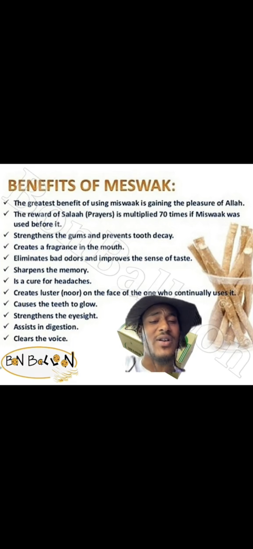 Sewak Al-Falah: Miswak Traditional Natural Toothbrush