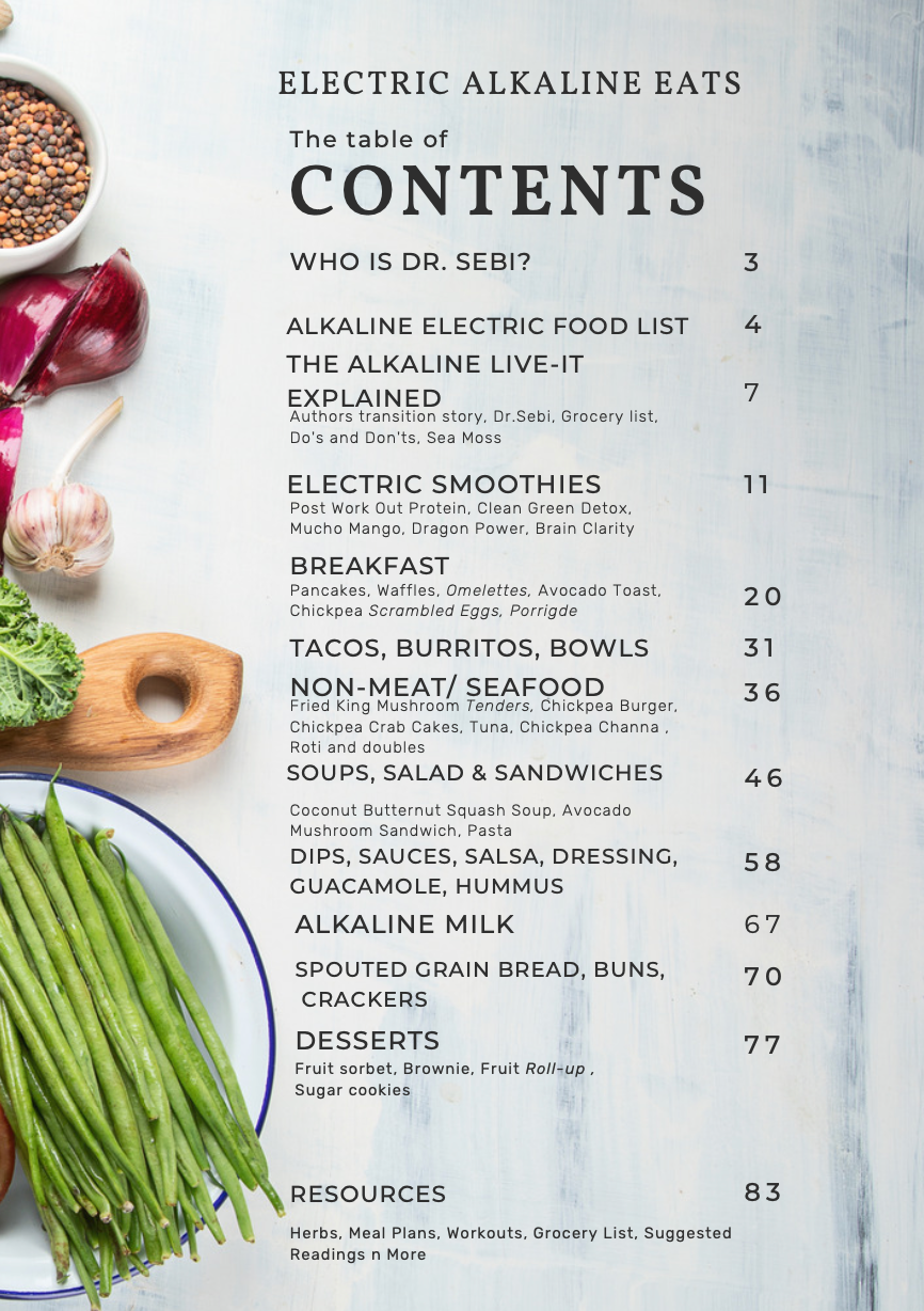 Alkaline Gains Plant-Based Cookbook and Transitioning Guide (Hard Copy)