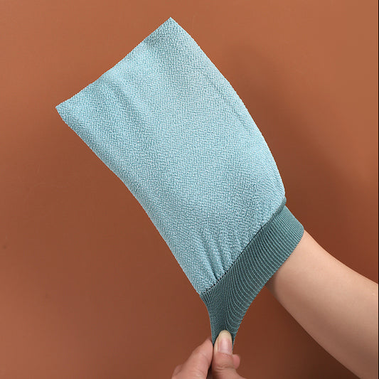Coarse Sand Washcloth Double Layer Thickened Washcloth Magic Tool Bath Gloves